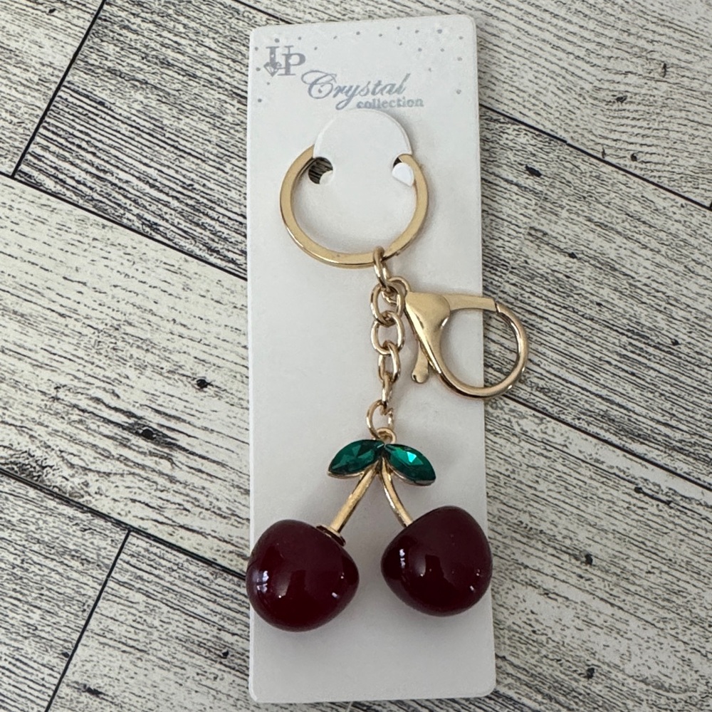 UP Crystal Collection Cherry Bag Charm/Keychain NWT